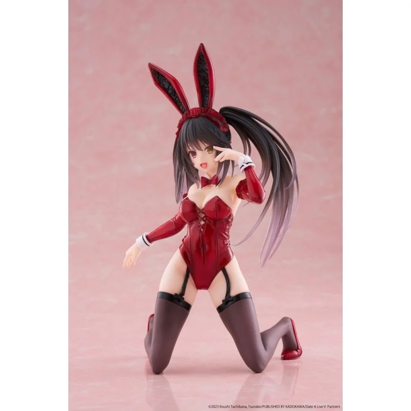 Date A Live V – Desktop Cute Figure Kurumi Tokisaki Bunny Ver. 13cm Figurine