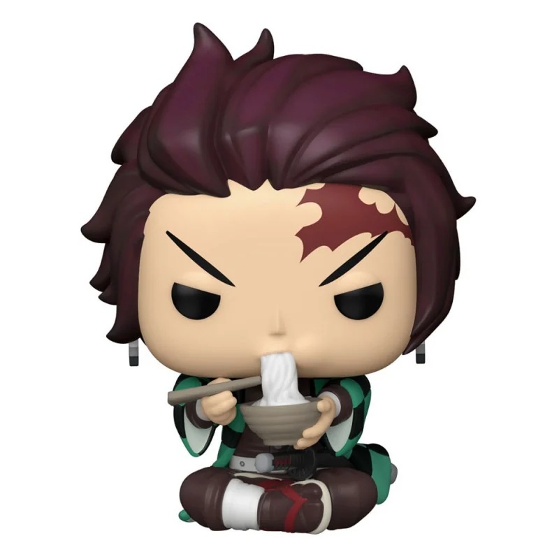 Demon Slayer POP! Animated Vinyl Tanjiro w/Noodles 9cm Figurine