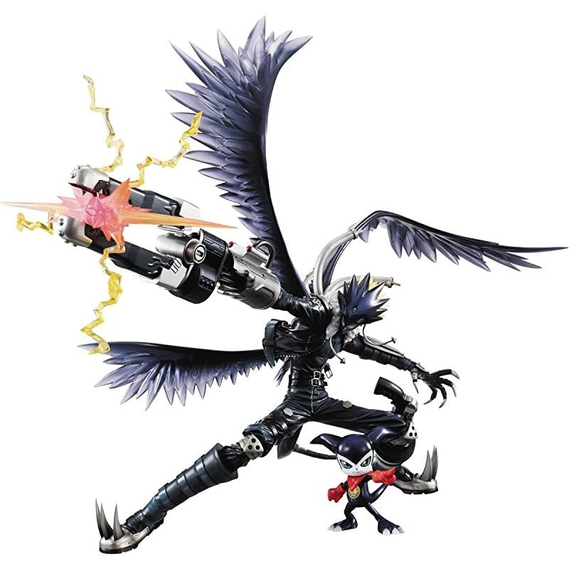 Digimon tamers beelzebumon&impmon gem Figurine