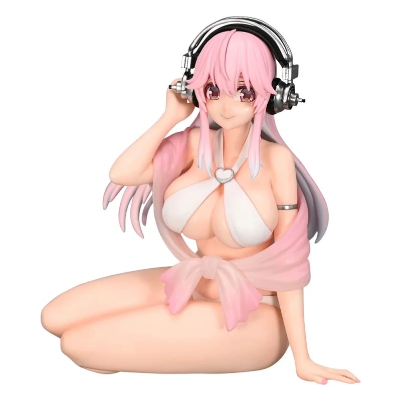 Super Sonico PVC Statue Noodle Stopper Super Sonico Summer Memories Ver. 11cm Figurine