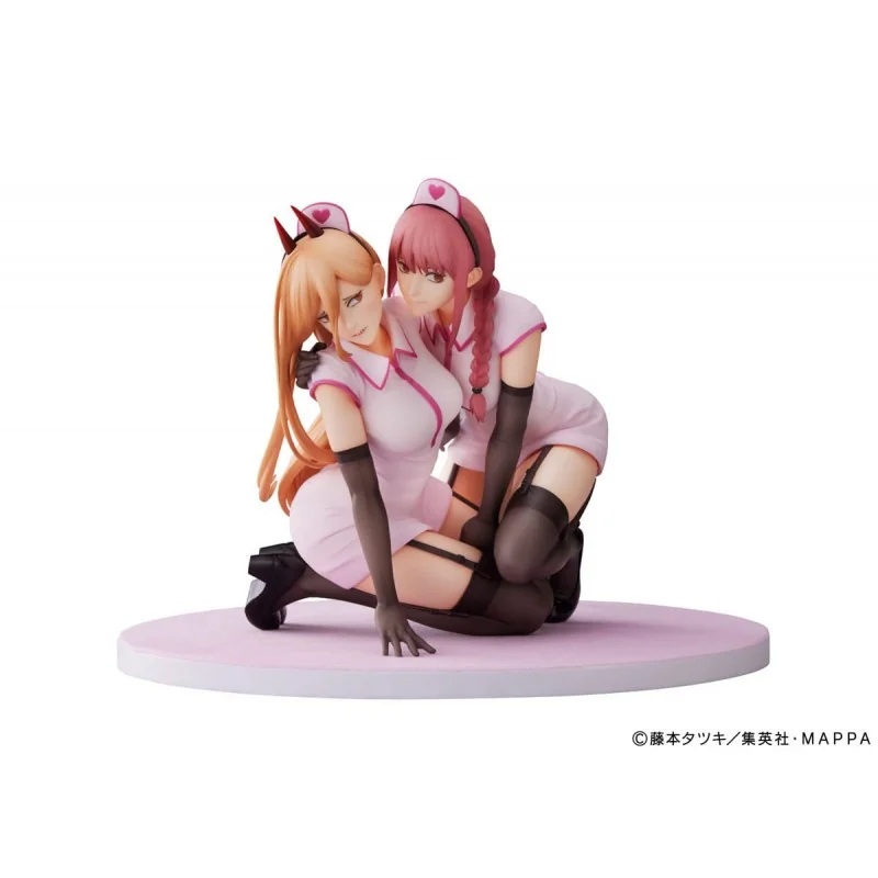 Chainsaw Man Power & Makima Nurse Ver. 14cm Figurine