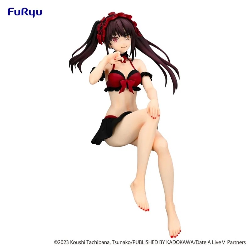Date A Live PVC Statue Noodle Stopper Kurumi Tokisaki Swimsuit Ver. 15cm Figurine