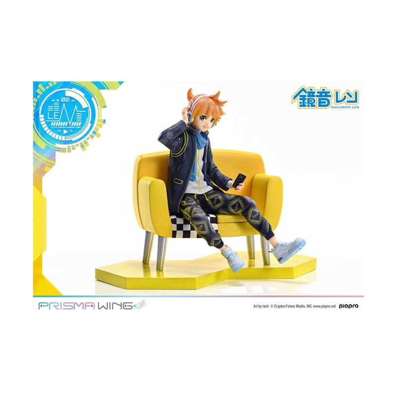 Vocaloid – 1/7 Prisma Wing Piapro Characters Kagamine Len (Art by lack) 18 cm Figurine