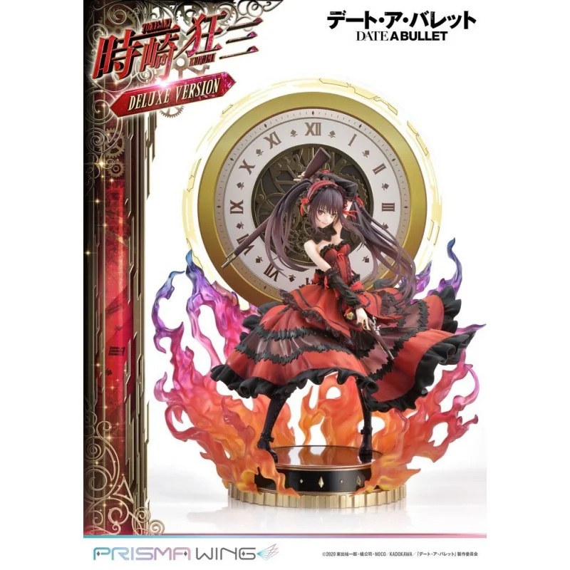 Date A Live Fragment: Date A Bullet PVC Statue 1/7 Prisma Wing Kurumi Tokisaki Deluxe Version 37 cm