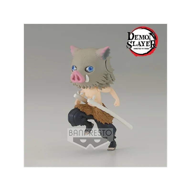 Demon Slayer Kimetsu No Yaiba Q Posket Small Flight6 Inosuke Hashibira 7cm Figurine