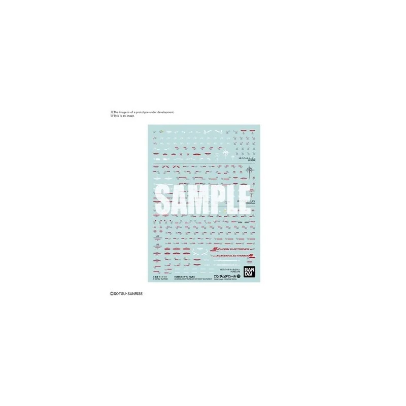 Gundam decal 122 gundam hathaway multi 1 Action figure