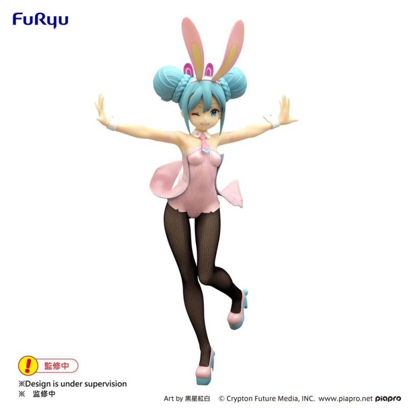 HATSUNE MIKU – Wink Pearl “Pink Color” – BiCute Statuette 30cm Figurine