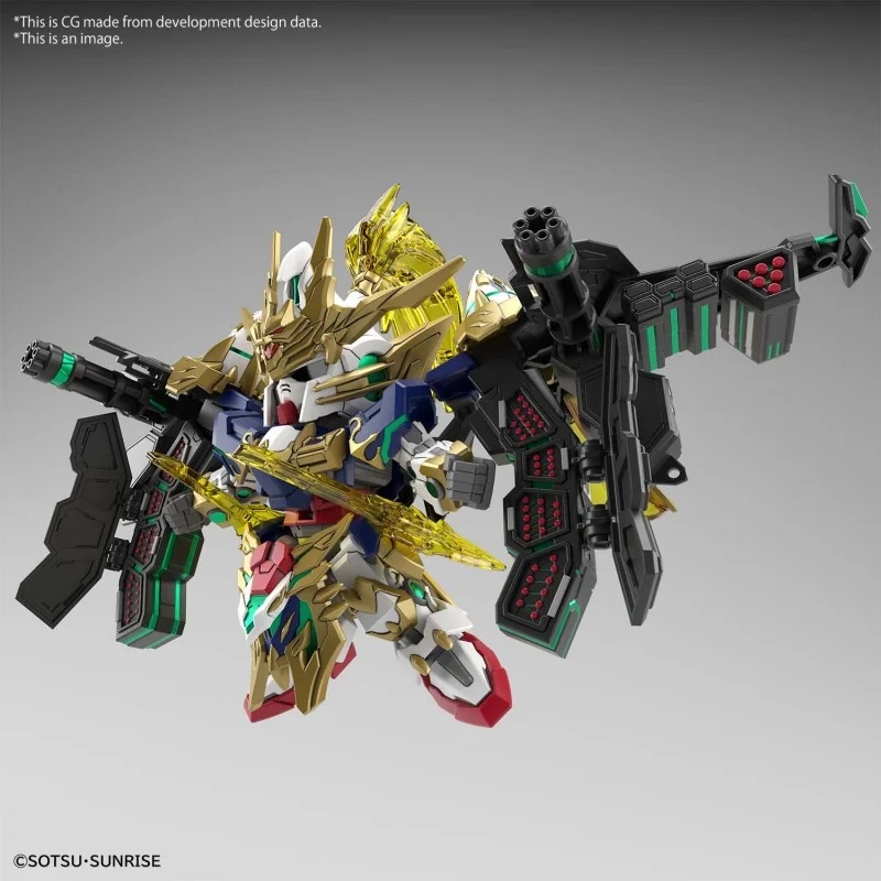 Sdw heroes zhao yun 00 gundam comm pck Action figure