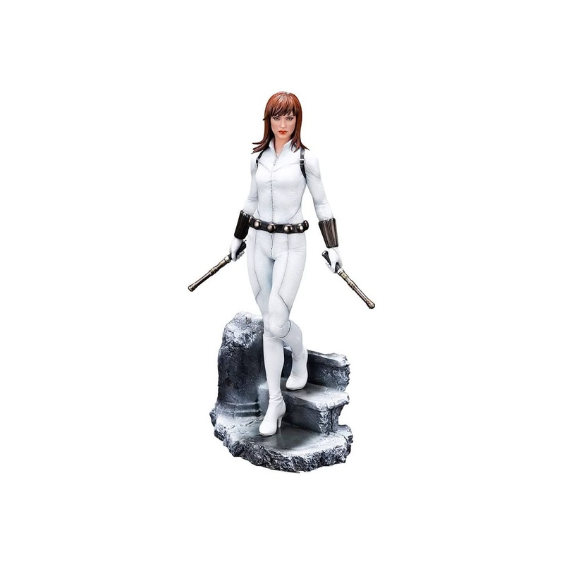 KOTOBUKIYA Marvel Universe ARTFX PREMIER Black Widow White Costume Edition Figure