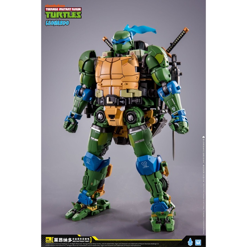 Heatboy HB0018 Teenage Mutant Ninja Turtles Leonardo Alloy Transformable Action Figure