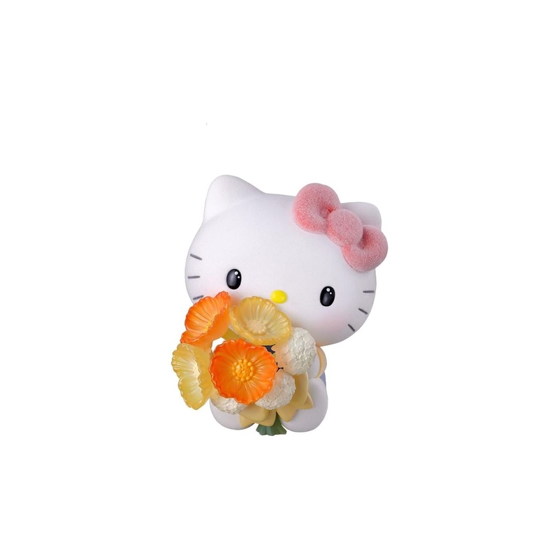 Bandai Spirits mofamofy Hello Kitty – Sanrio Flocked Figure