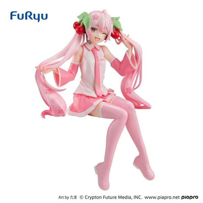 Piapro Characters – Hatsune Miku – Noodle Stopper Figure – Sakura Miku Wink ver. (FuRyu)