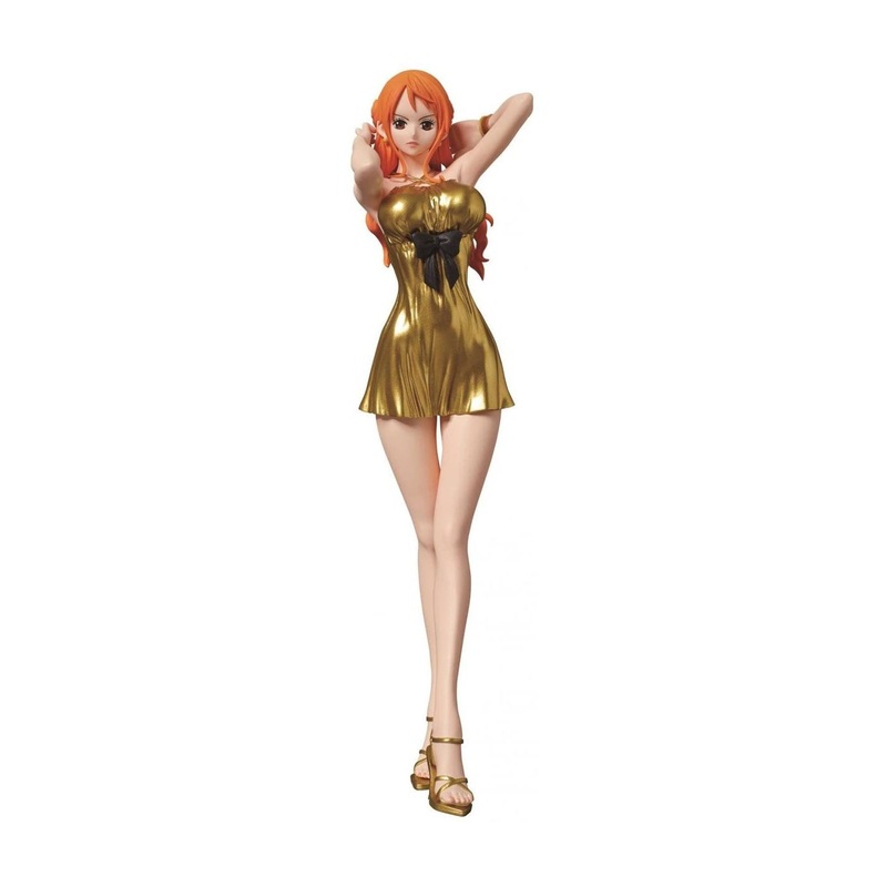 BANDAI Banpresto – One Piece – GLITTERGLAMOURS -ONE PIECE FILM GOLD Nami Movie Style- Figure Gold Color