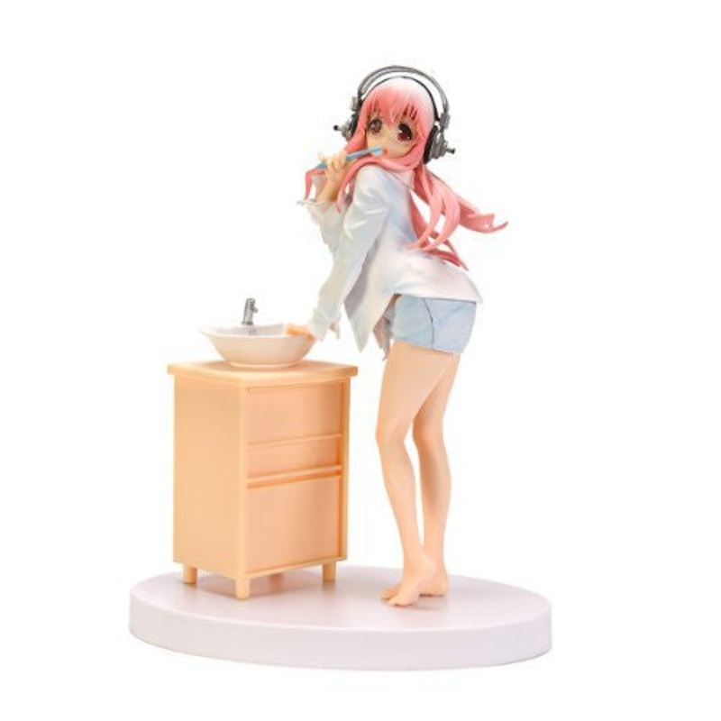 SoniComi (Super Sonico) – Sonico – Seikatsu Micchaku Shuzai Special Figure – Teeth-Brushing ver. (FuRyu)