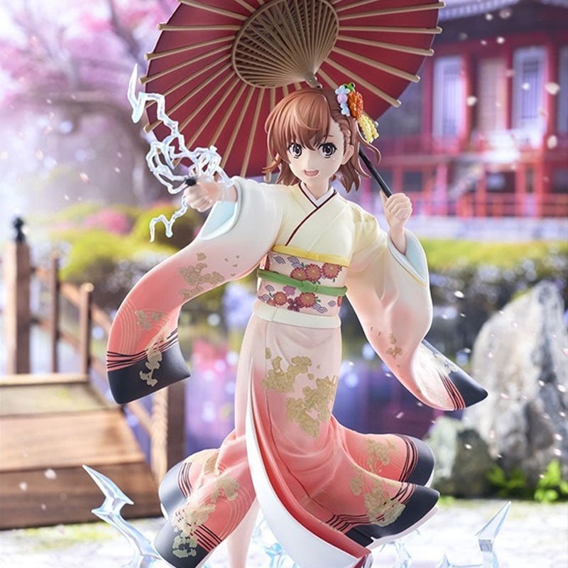 [Pre-Order] Kadokawa A Certain Scientific Railgun T KD Colle Mikoto Misaka (Furisode Kimono Ver.) 1/7 Scale Figure