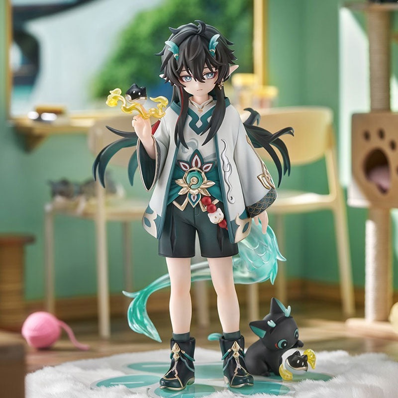 [Pre-Order] Ribose Honkai: Star Rail Rise Up+ Chibi Cat Series Dan Heng (Imbibitor Lunae) Figure