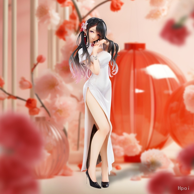 [Pre-Order] Union Creative Mai Okuma Illustration Iyashikei White Chinese Dress Onee-san Figure