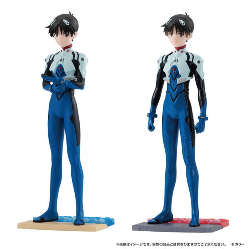 Shin Evangelion Gekijouban:|| – Ikari Shinji – Evangelion Gasha Portraits Premium – Set of 4 (Bandai)