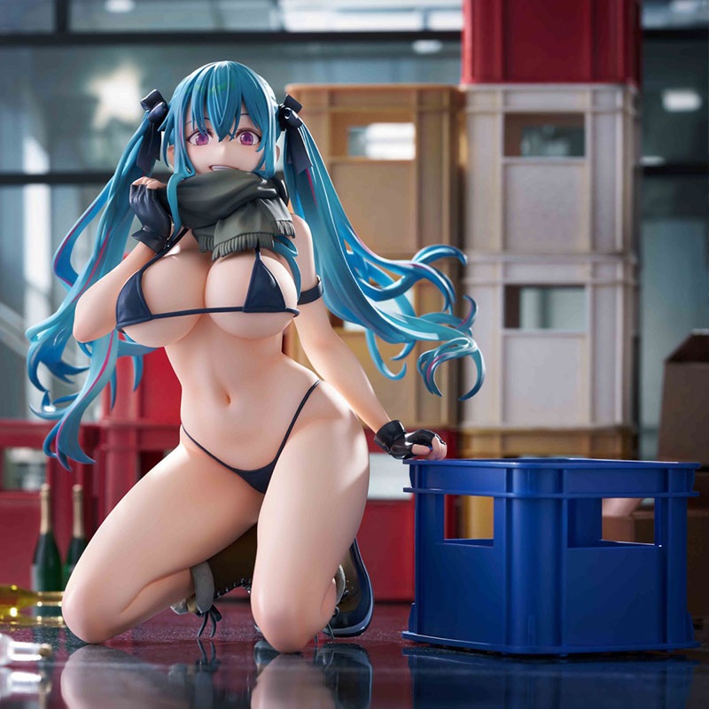 [Pre-Order] Golden Head FreeStyle Original Illustration Warehouse Aoko 1/7 Scale Limited Edition Figure