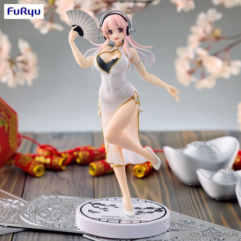 Super Sonico Series Trio-Try-iT – Super Sonico White Chinese Dress Ver.
