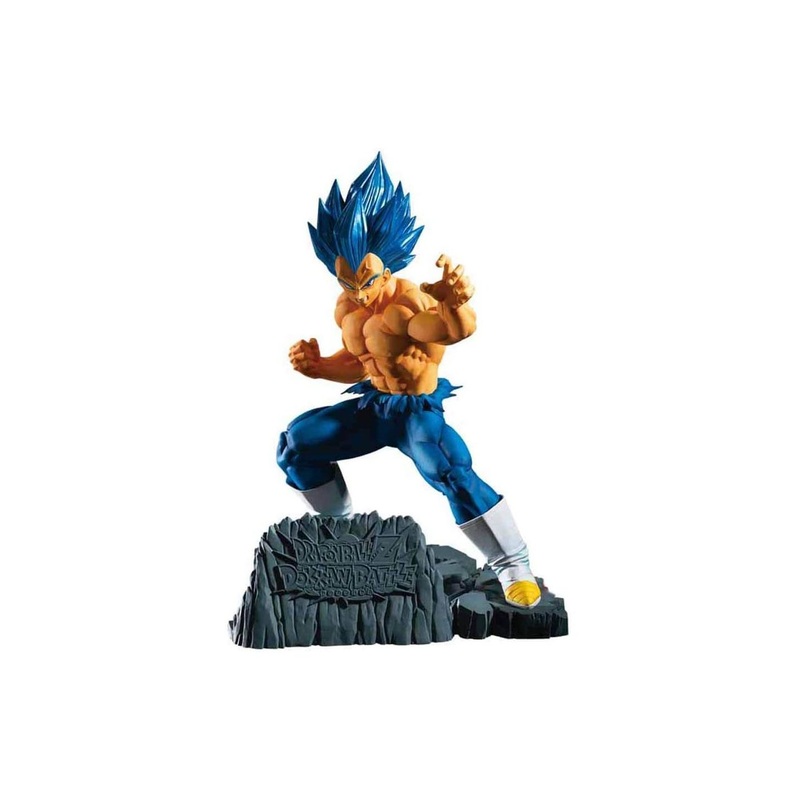 BANDAI Banpresto – DRAGONBALL Z DOKKAN BATTLE 6TH ANNIVERSARY FIGURE – Super Saiyan God Super Saiyan Vegeta(evolution) Figure