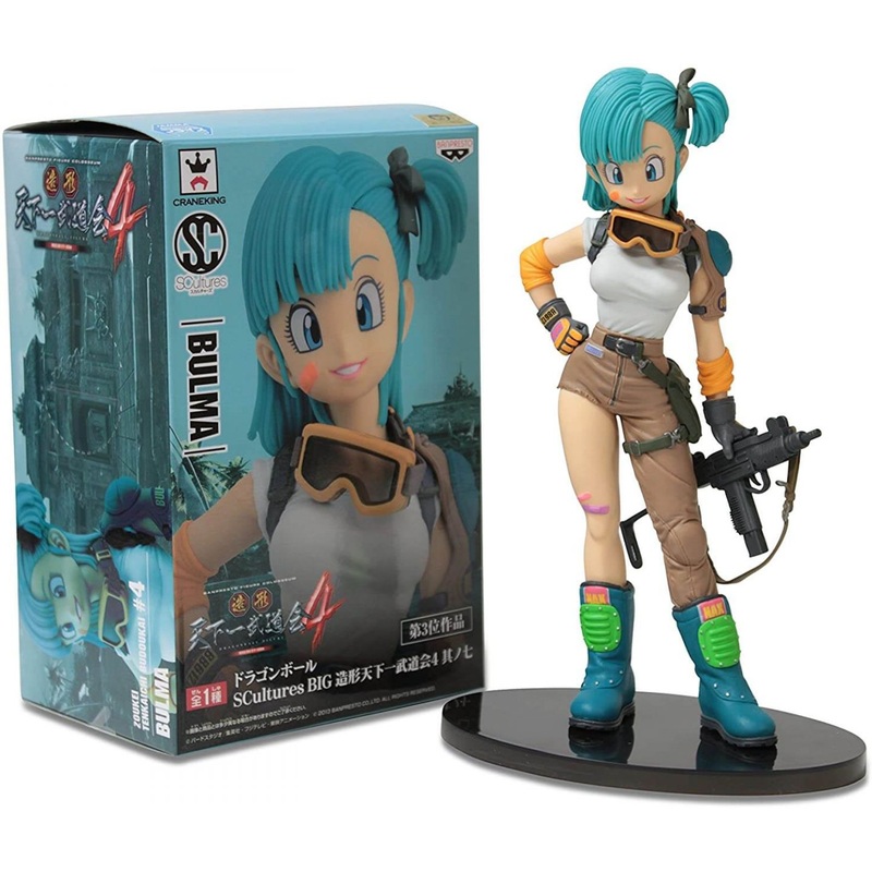 BANDAI Banpresto – DRAGON BALL SCultures BIG Figure Colosseum 4 vol.7 – Bulma Figure