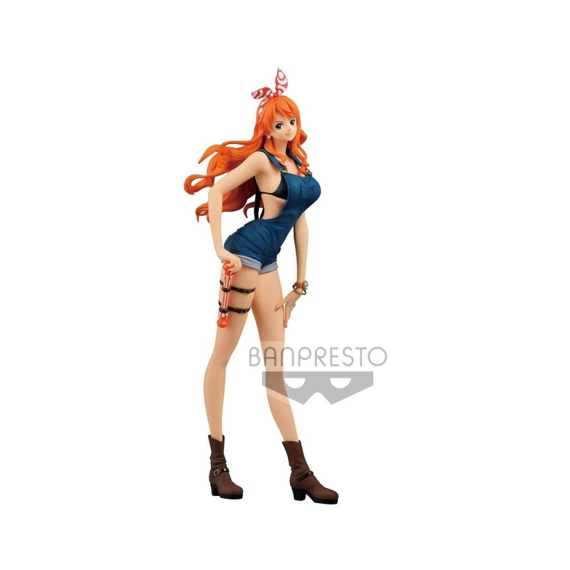 BANDAI Banpresto – One Piece Stampede- GLITTERGLAMOURS Nami Figure Special Color