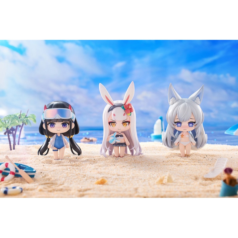 HanaBee “AZUR LANE” SWIM SUIT CHIBI FIGURE VOL.1 SET OF THREE