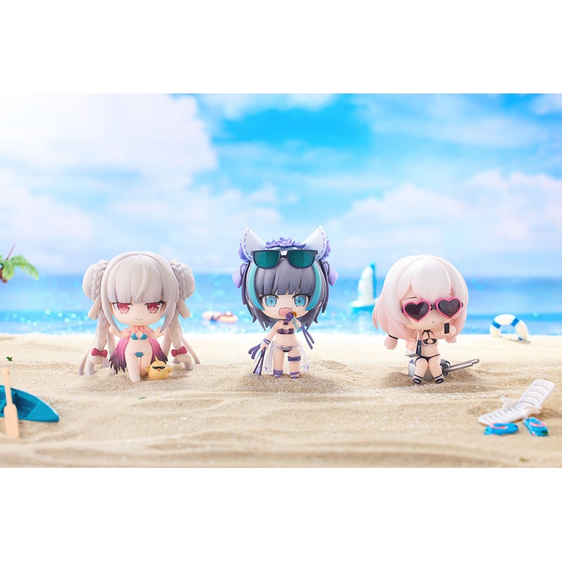 HanaBee “AZUR LANE” SWIM SUIT Complete Model CHIBI FIGURE VOL. 2 SET OF THREE