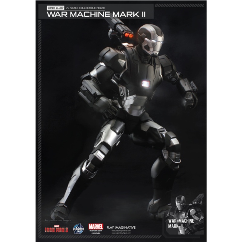 Marvel War Machine Mark II Super Alloy 1/4 Scale Figure by Comicave Studios